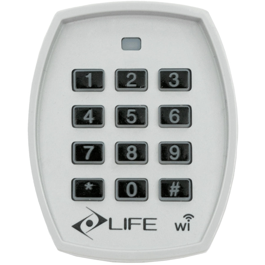SELETTORE A TASTIERA VIA RADIO DA ESTERNO 433.92 MHZ LIFE WI 1AS0170000 GARANZIA