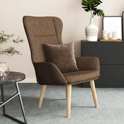 Poltrona Relax Marrone in Tessuto 341397