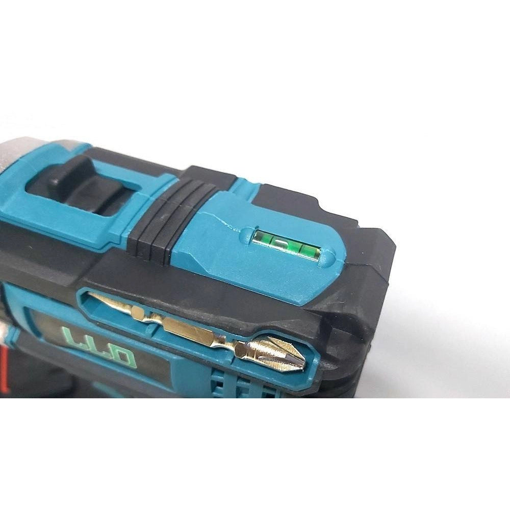 Trade Shop - Trapano Avvitatore Doppia Batteria A Litio 36 V Max + Valigetta 26 Accessori Lld -