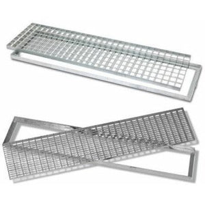 Griglia acciaio zincato con telaio 50x30 b07bfdpgqg