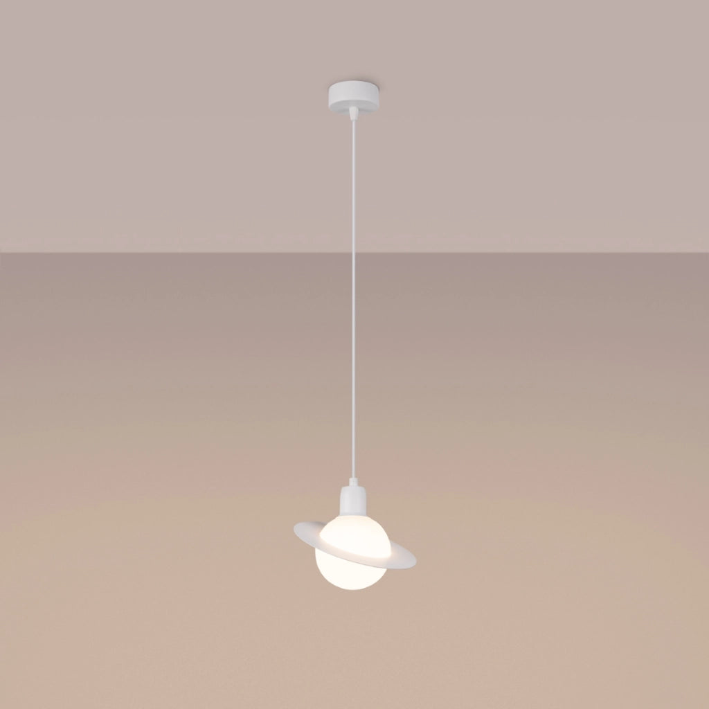 Lampada a sospensione HYPERION 1 bianco