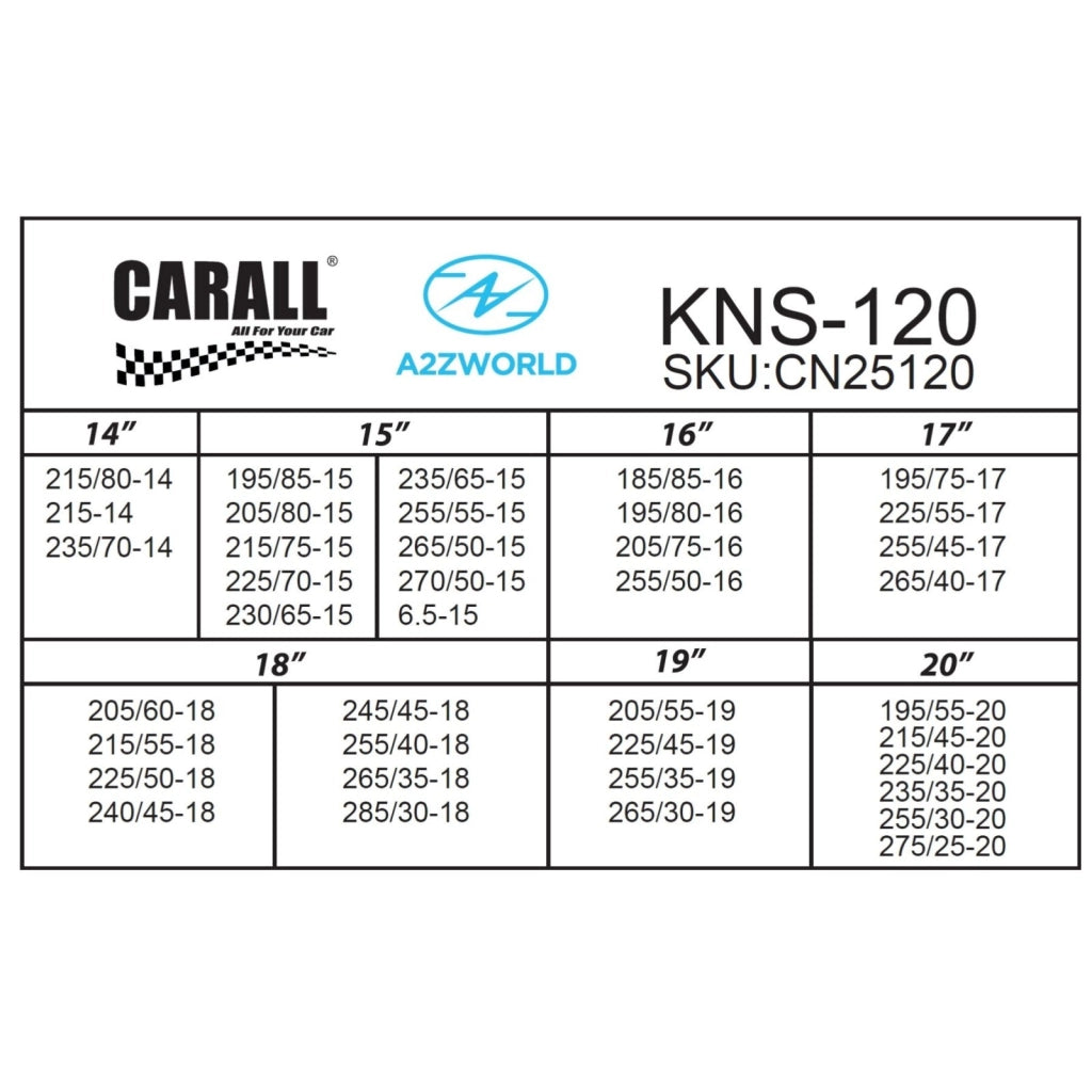 Catena Da Neve 9mm KNS120 Gruppo 120 Omologato ONORM V5117