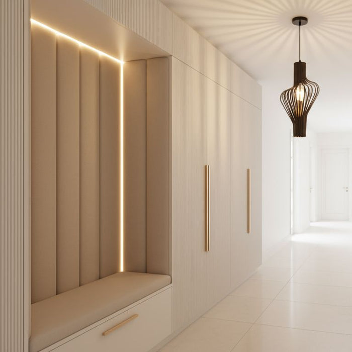 Lampada Da Soffitto Geometrico Nero APP484-1CP