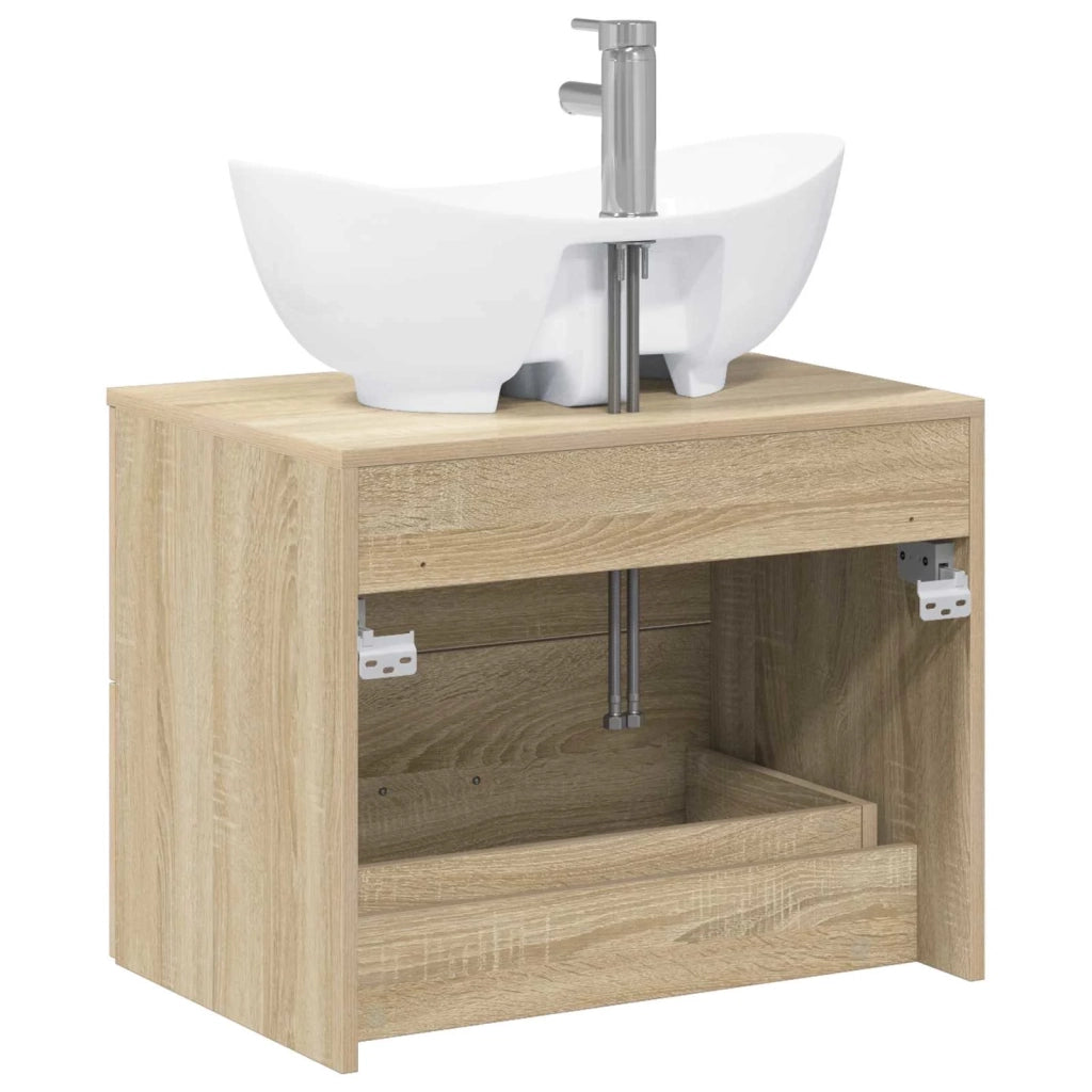 Set di mobili per il bagno Rovere Sonoma Legno ingegnerizzato 3404400