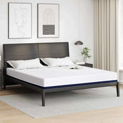 vidaXL Materasso Bianco e Blu 180 x 200 cm Schiuma