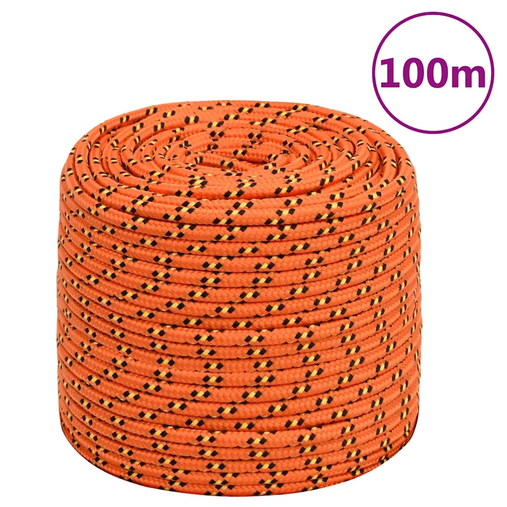 Corda per barca Arancione 6 mm 100 m in Polipropilene 152657