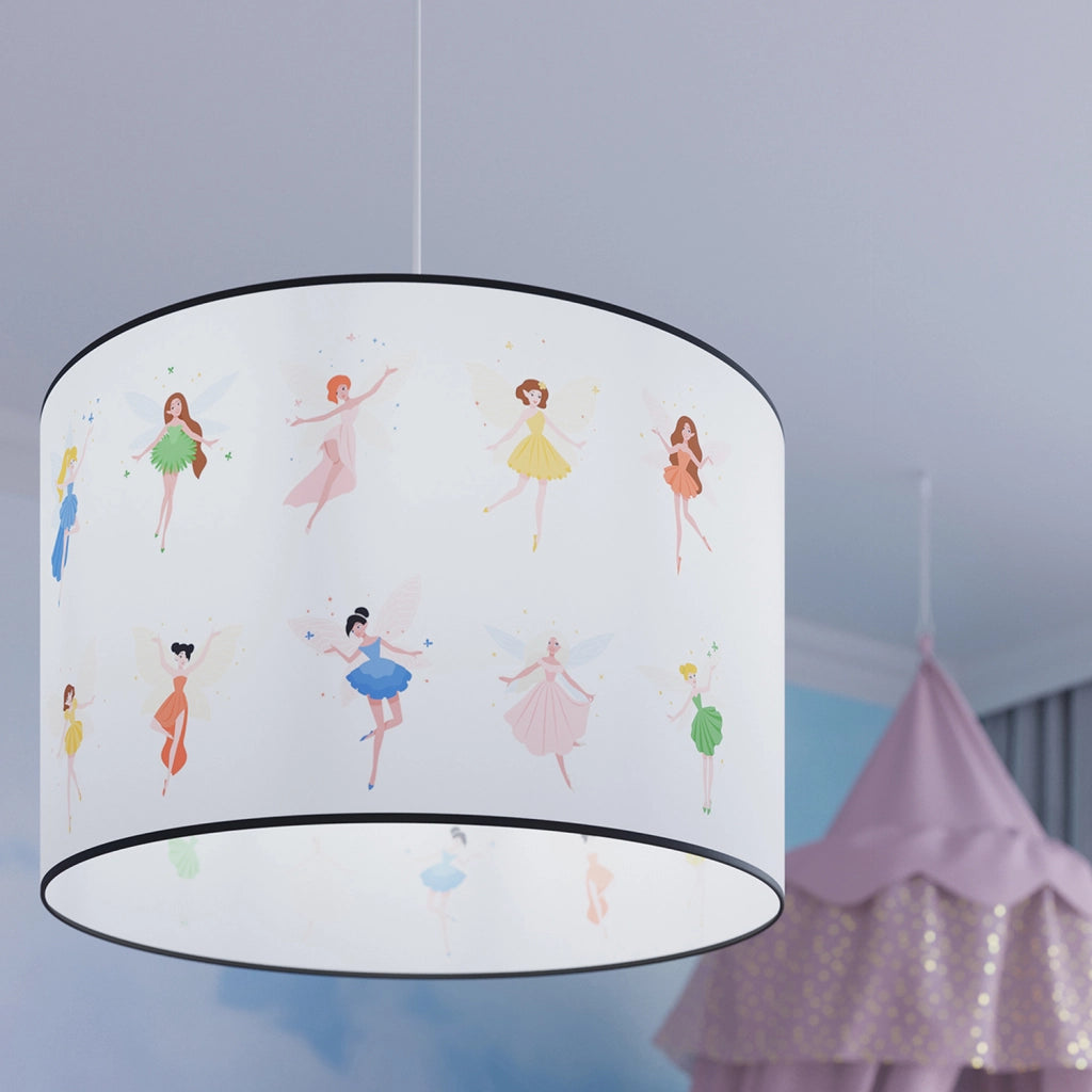 Lampada sospensione rotonda bambini Fate Ø30 E27 15W Pure Lume