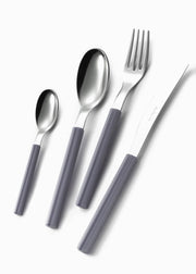 Servizio Set di Posate 24 Pezzi in Acciaio Eme Sky Grigio 432
