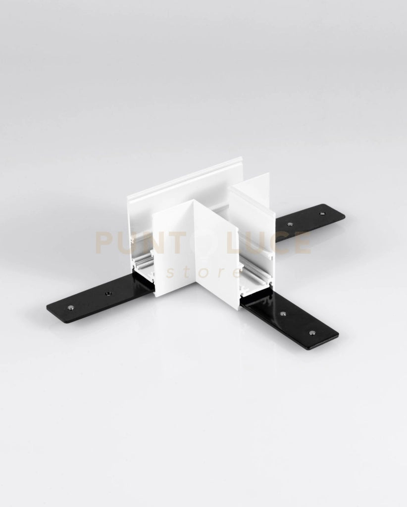 GIUNTO A "T" MECCANICO PER BINARIO 48V H5,4cm BIANCO