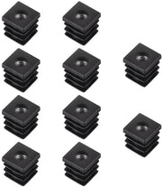 Elementi di fissaggio 10 pezzi - Stappi quadrati - Vite M6 - 16 x 16 mm - Materiale plastico di alta qualità - Alta resistenza - Stappi di tubo