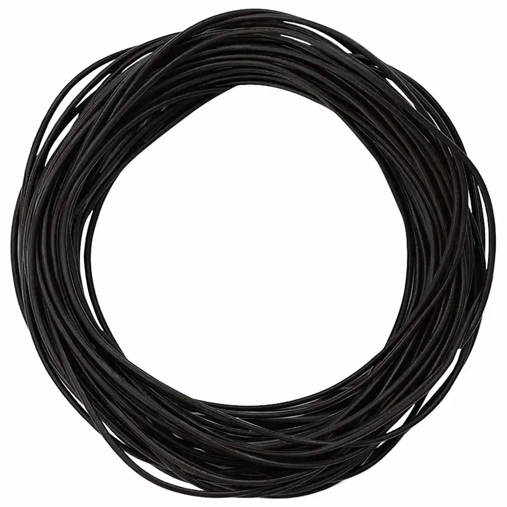 Cordino in Pelle Marrone Scuro ?2 mm x 50 m Pelle CFW5262958