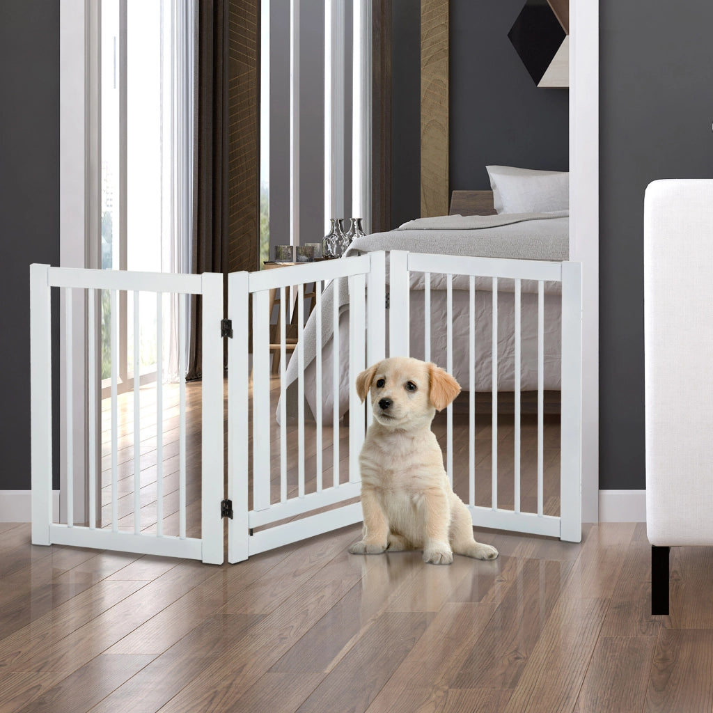 Cancello per Bambini e Cani ¨C Zephmum ¨C Bianco 155x76 cm