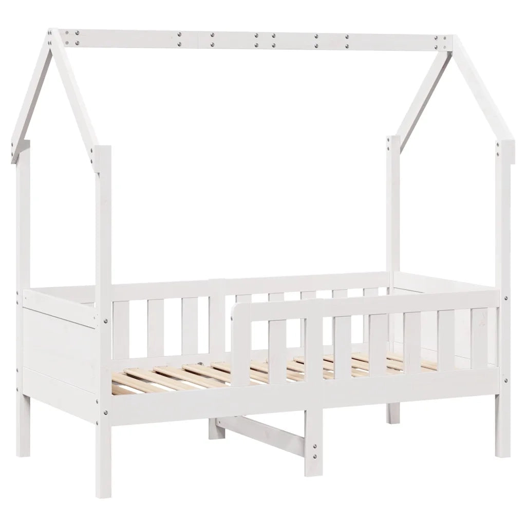 Giroletto per Bambini con Cassetti 80x170cm Legno Massello Pino