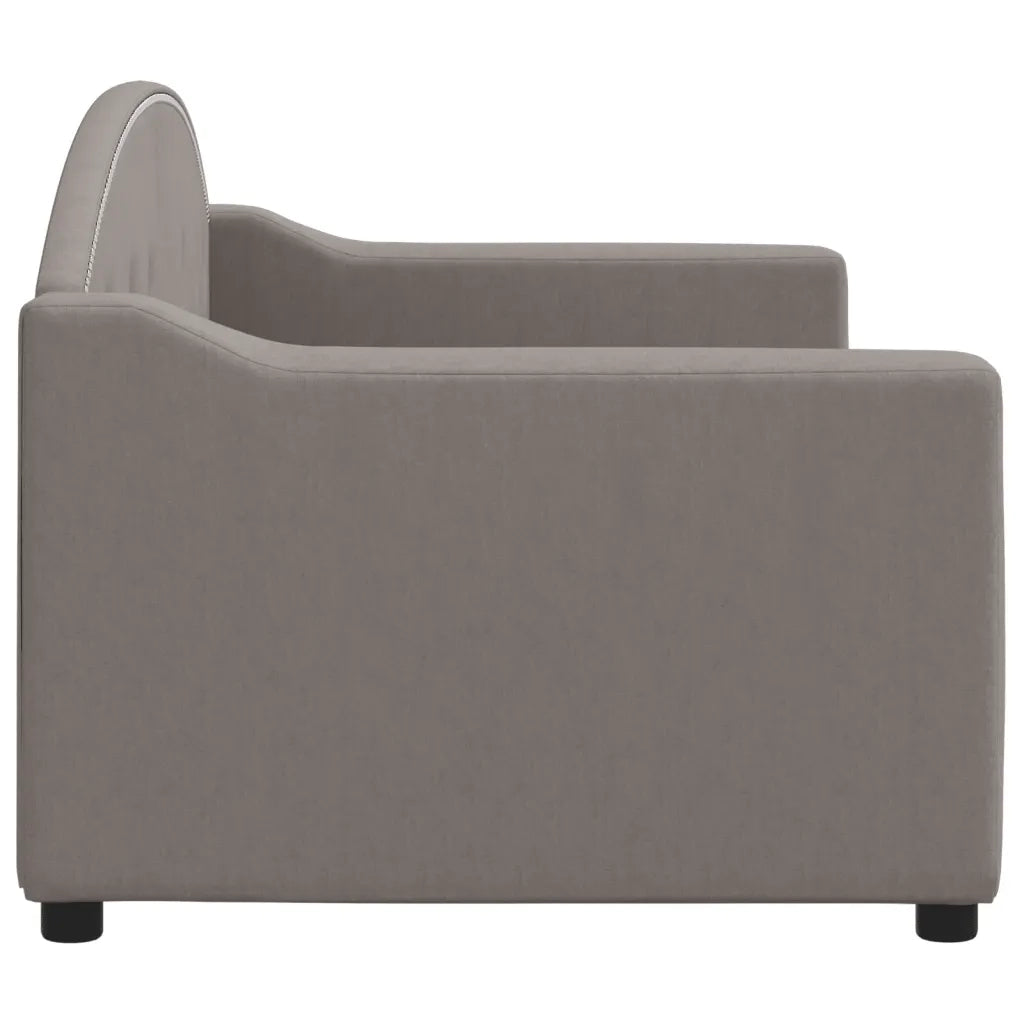 Letto da Giorno Tortora 80x200 cm in Tessuto 354181