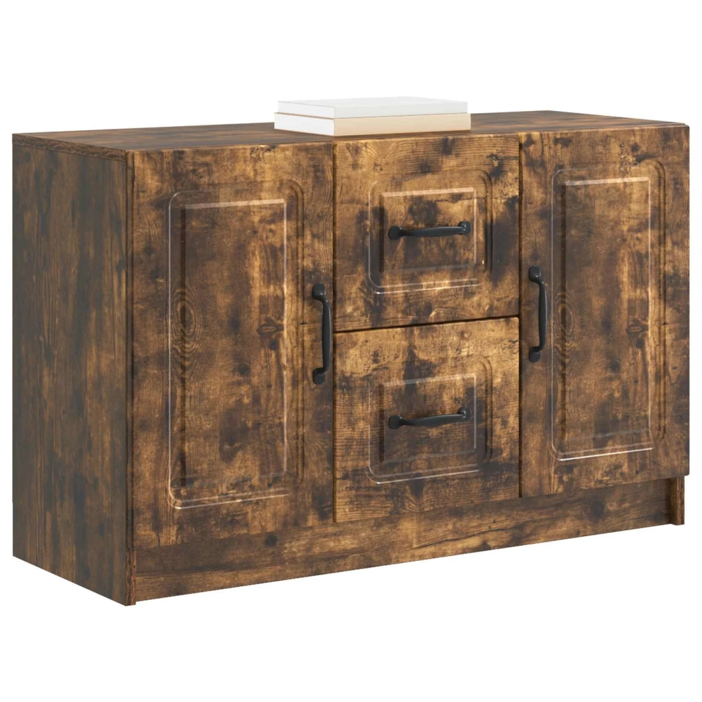 Credenza Rovere Fumo 89 x 34,5 x 57 cm Legno ingegnerizzato