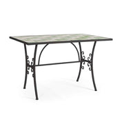 Tavolo da Esterno con Piano in Ceramica Loire