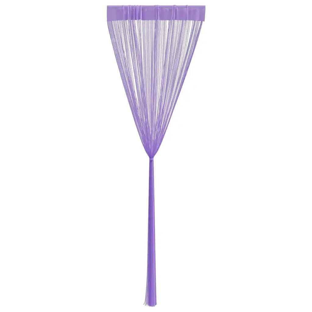 vidaXL Tende a Filo 2 pz Viola 140x250 cm