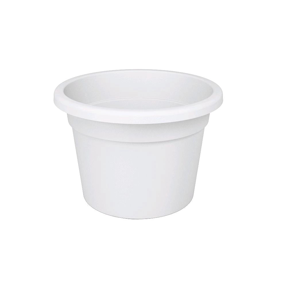 Vaso Tondo + Sottovaso in Plastica PPL Colore Terracotta Diametro 50 cm Altezza 35 cm 40,8 Litri