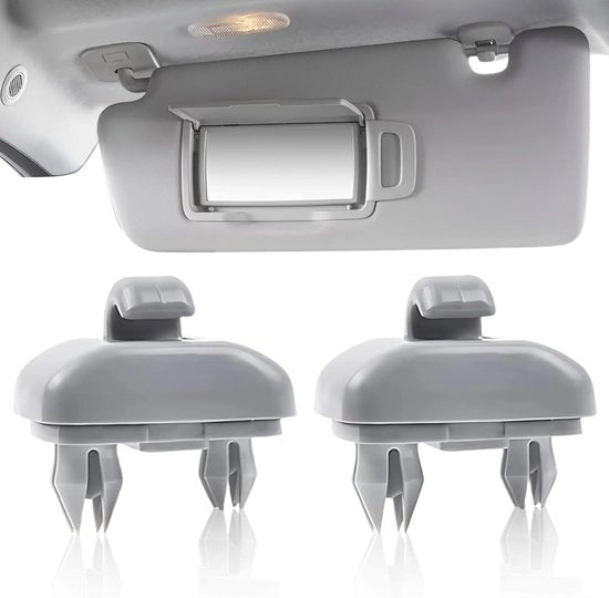 Zona solare clip a clip, 2 parti di attacco zona solare zona solare interno attacco houder, adatto per A1, A3, A4, A5, Q3, Q5 (8E0, 857, 562) A7, B6, B7, B8, S4, S5