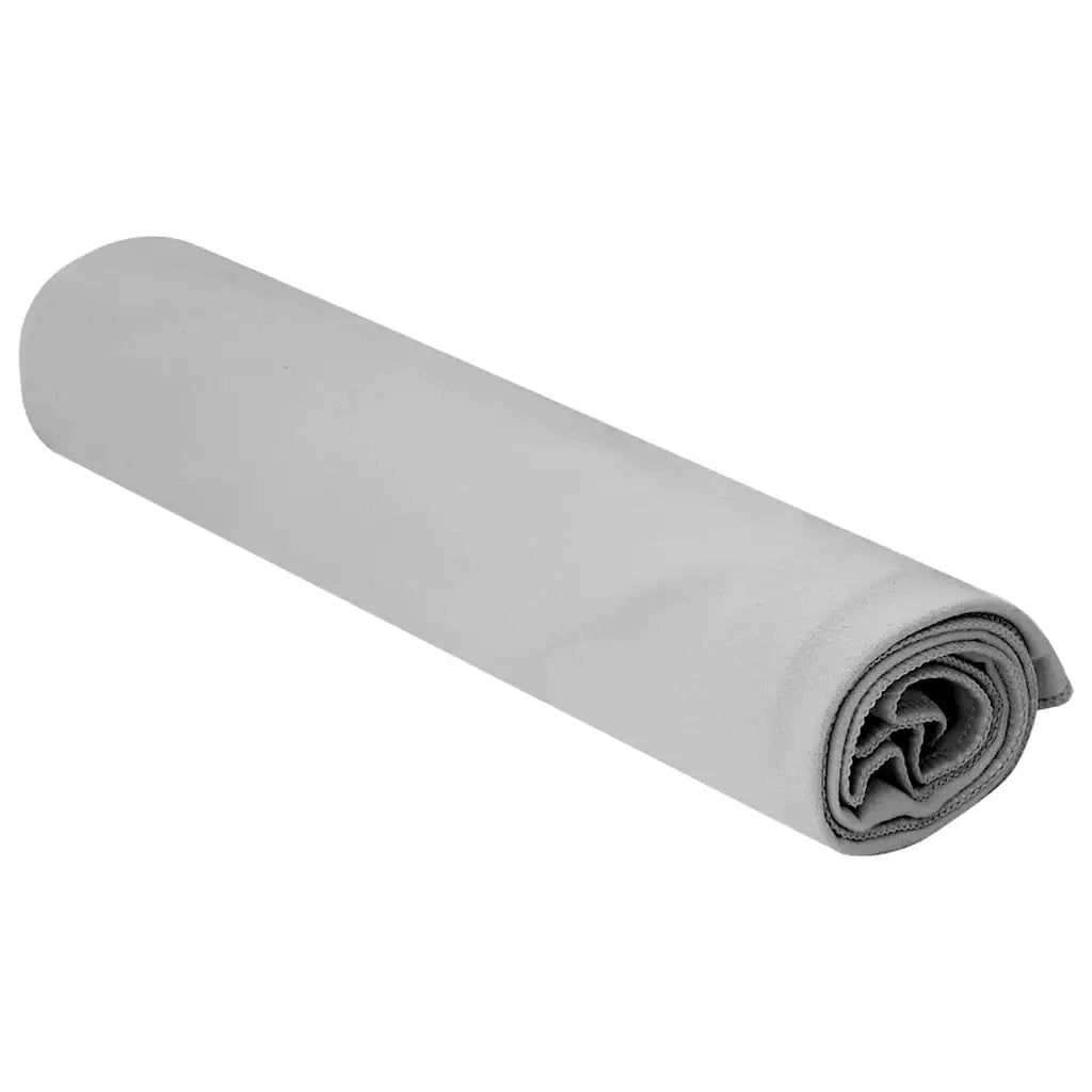Asciugamani Sportivi 2 pz | Teli per bagno Grigio 100 x 50 cm