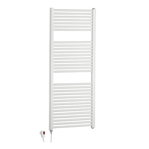 Scaldasalviette ELETTRICO 150x50 cm 700w bianco con resistenza termolimitata H150 cm LATINA