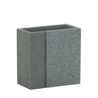 Bicchiere in poliresina grigio - serie Pietra