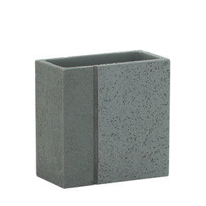 Bicchiere in poliresina grigio - serie Pietra