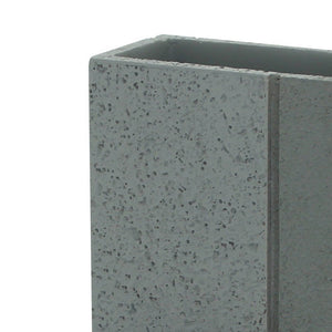 Bicchiere in poliresina grigio - serie Pietra