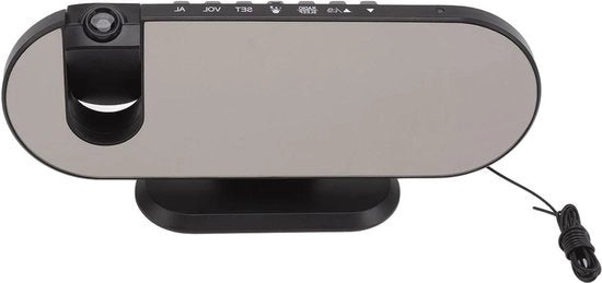 Radio Digitale da Parete con Funzione di Proiettore dell'Ora - Volume - Allarme Elettronico - Doppio Allarme - Per Camera da Letto