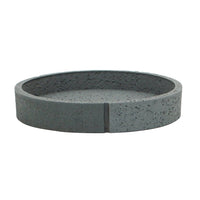 Portasapone in poliresina grigio - serie Pietra