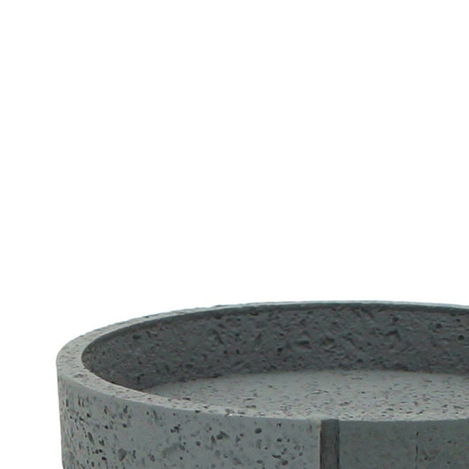 Portasapone in poliresina grigio - serie Pietra