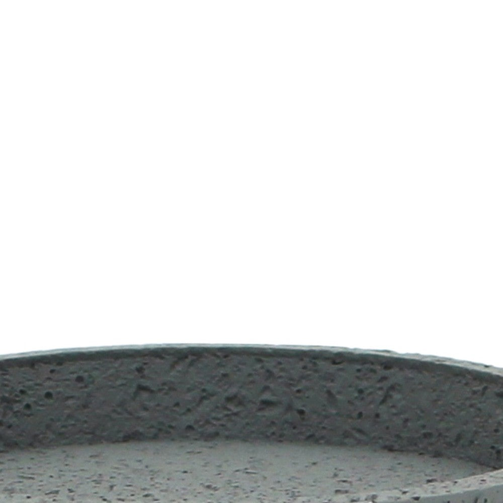 Portasapone in poliresina grigio - serie Pietra