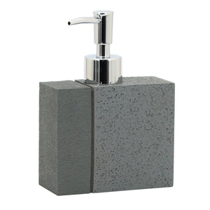 Dispenser in poliresina grigio - serie Pietra