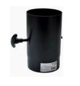 Serie arredo 20 10 nero tubo con valvola d.140