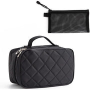 Borsa di Pulizia Portatile con Tasca a Maglia per la Conservazione del Make-up - Borsa per il Viaggio - Tasca Utile per la Conservazione e l'Organizzazione - Modello Ah79.