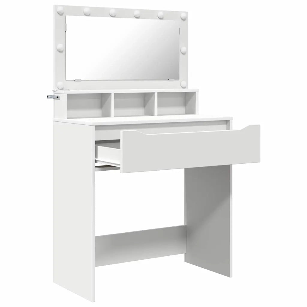 Tavoli da Trucco per Camera da Letto Bianco 80 x 39,6 x 135 cm