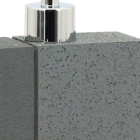 Dispenser in poliresina grigio - serie Pietra