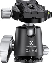 Pompa di testa panoramica a sfera di 30 mm per stativo - carico massimo 12 kg BH-30