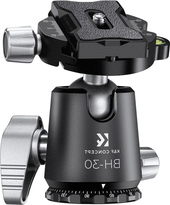 Pompa di testa panoramica a sfera di 30 mm per stativo - carico massimo 12 kg BH-30