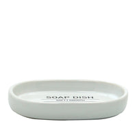 Portasapone in ceramica bianco - serie White