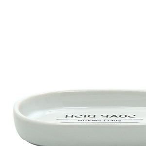 Portasapone in ceramica bianco - serie White