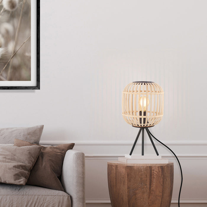 Lampada Da Scrivania Contemporanea Bordesley 1 Luce Acciaio Nero