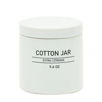 Barattolo in ceramica bianco con coperchio - serie White