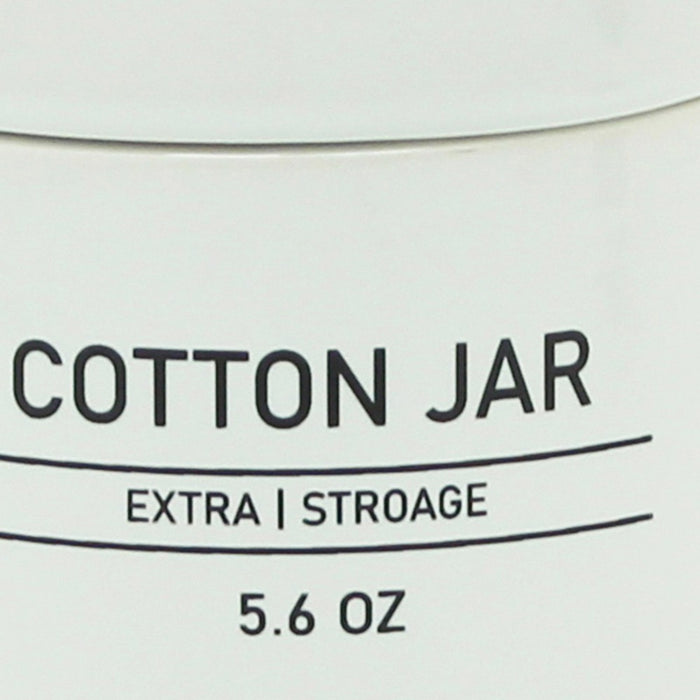 Barattolo in ceramica bianco con coperchio - serie White