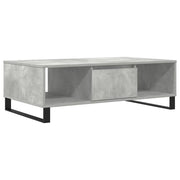 Tavolino salotto | Tavolino da caff¨¨ | Tavolino da Soggiorno Grigio Cemento 104x60x35 cm Legno Multistrato