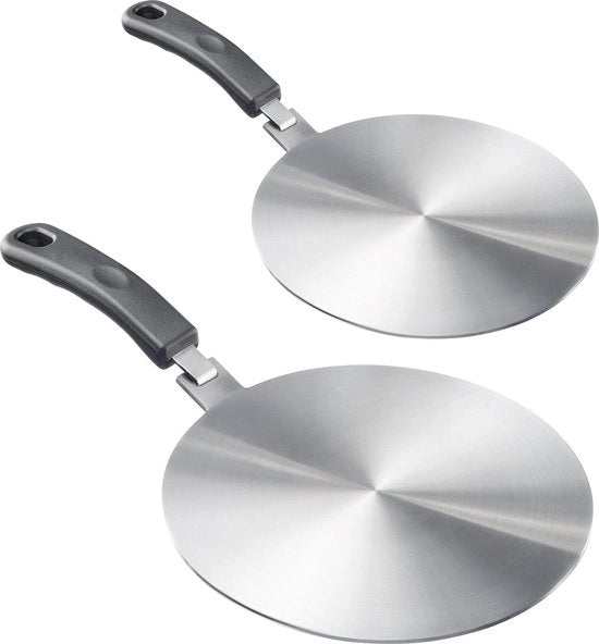 Adattatore per pentola in rame - Converte pentole convenzionali in pentole ad induzione - Ø 14 cm + 24 cm
