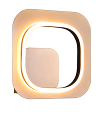 Applique da Interno a LED in Metallo Nero e Oro