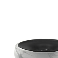 Portasapone in vetro satinato - serie Marble