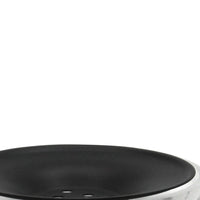 Portasapone in vetro satinato - serie Marble