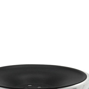 Portasapone in vetro satinato - serie Marble